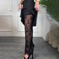 🌸Spring Specials💐 Women's Sexy Lace Lined Wide Leg Pants